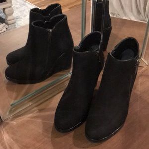 Vince Camuto wedge booties, 7M
